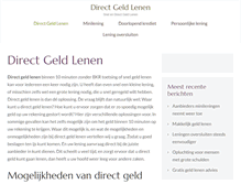 Tablet Screenshot of directgeld-lenen.nl